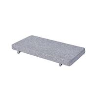 MICUSHION 30 x14 inch Piano Bench Cushion for Indoor Shoe Storage Non Slip Picnic Bench Pad for Kitchen Dining Table Seat, Light Grey