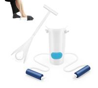 Micvtve 3 Piece Set Sock Aids for Putting Socks On and Off Long Handled Shoe Horn, Sock Aid & Sock Remover Aid for Women Men Elderly Pregnant