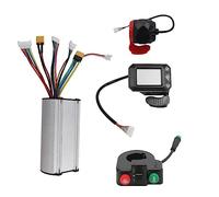 Micvtve 36V 350W Folding Scooter Controller Brake Accelerator Throttle Switch Button Kit for Electric Scooter