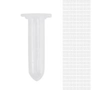 Micvtve 500Pcs 2Ml -Centrifuge Tube Test Tube Vial Clear Plastic Vials Container Snap Cap for Laboratory Sample Storage