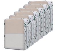 Micvtve 6 PCS Large Packing Cubes Luggage Organizers,40x30x12CM Same Size Suitcase Organiser Bags Compressible Expandable Packing Cubes for Suitcase, Luggage,Handy Helper (Cactus)