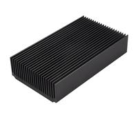 Micvtve Aluminum Large Heatsink 4.72 x 2.72 x 1.06 Inch /120 x 69 x 27 mm Heat Sink Cooling Black Oxide Radiator 22 Fin