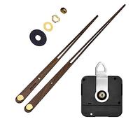 Micvtve High Torque Clock Movement Mechanism Large Wall Quartz Clock Long Hands Walnut Wood DIY Repair Parts Replacement 31mm