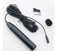 MiCWL XLR 48V Phantom Power 3Pin Lavalier Microphone Tie Clip 5m Wire Lapel Microfone