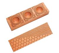 Miczhuoguang Ravioli Maker Press Mold Gnocchi Pasta Board, Wooden Stamp Pelmeni Mold Handmade Fresh Pierogi Press Ravioli Pasta Maker, 3 in 1 Combination Potsticker Meat Pie Dumpling Maker Board