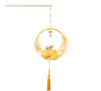 Mid Autumn Festival Lantern, Chinese Holiday Lantern Making Kits, Bunny Portable Cute Handheld Ornament for Home Holiday Mooncake Festival Adults Kids Decor
