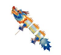 Mid-Autumn Festival Lantern, Chinese Mid-Autumn Lanterns, Creative Craft Kit with LED Light, Decorative Dragon Dance Lantern, Handmade for Med Festival