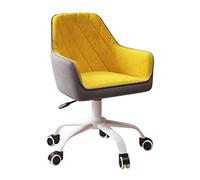 Mid Back Ergonomic Swivel Desk Chair - Velvet Computer Chair with Lumbar Support for Living Room and Home Office