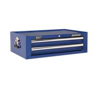 Mid-Box 2 Drawer with Ball-Bearing Slides - Blue