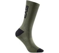 SIXS SHORT LOGO V2 Socks Army/BlackS Army,Black