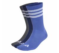 adidas - 3-Stripes Essential Concept Crew 3-Pack - Sports socks size 43-45, blue