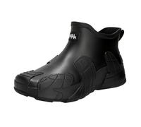 Mid Calf Wellies for Women Waterproof Ankle Boots Women Long Shoes for Boys Men's Rain Boots Water Shoes Top Wear Rubber Student Casual Fashion All Outdoor Work Fishing Car Wash Kitchen Non Slip Overs