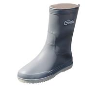 Mid Calf Wellies Waterproof Womens Boots Garden Shoes Custom Design Threads Booties Women Mid Calf Rain Boots Garden Shoes Anti Slipping Fashion Rubber Out Work Rain Lined Mud Women(Grey,5)