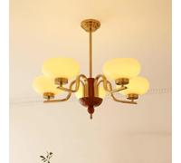 Mid Century Decoration Modern Chandeliers Milk Glass Pendant Light Large White d Ceiling Hanging Lamp Round Chandelier Lighting