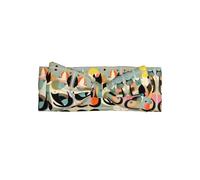 Mid-Century Modern Art Cat All-over printed baby bow headband matches any outfit for babies, toddlers and kids