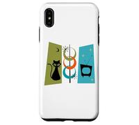 Mid-Century Modern Atomic Cat Space Age Retro Vintage 50s Case for iPhone XS Max