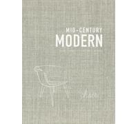 Mid Century Modern - Chair | A Decorative Hard Cover Coffee Table Book with Realistic Linen Fabric Design: Ideal Decorative Stacking Piece for ... Grid Journal Pages Inside (Designer Decor)
