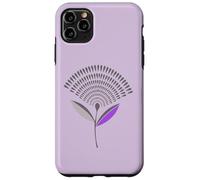 Mid Century Modern Dandelion Seed Head In Lilac Case for iPhone 11 Pro Max