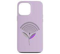 Mid Century Modern Dandelion Seed Head In Lilac Case for iPhone 13 Pro Max