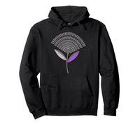 Mid Century Modern Dandelion Seed Head In Lilac Pullover Hoodie