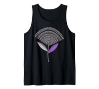 Mid Century Modern Dandelion Seed Head in Lilac Tank Top