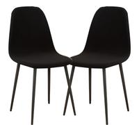 Mid-Century Modern Dining Chair Covers, Stretchable Set of 2/4/6 for Dining Room, Kitchen & Office - Elegant Black Slipcovers for Furniture Protection