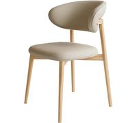 Mid Century Modern Dining Chairs - Wood Back Armless Chairs for Kitchen & Dining Room, Ideal for Commercial Use