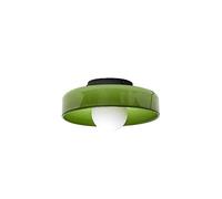 Mid Century Modern Hallway Ceiling Light Fixtures Large White Orange Green Glass Kitchen Close To Ceiling Lamp Vintage Bedroom Wall Sconces Lighting For Foyer Entryway Staircase, With 3000K Bul 59(G