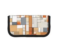 Mid Century Modern Large Capacity Canvas Pencil Case, Sturdy and Durable, Easy to Store in an Orderly Manner