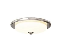 Mid-Century Modern Led Ceiling Light, 19.7 inch Flush Mount Led Ceiling Light Fixture, 100W Large Chrome Dimmable Round Ceiling Lamp for Bedroom Living Room Kitchen Balcony, JYLSSKUK