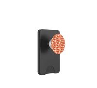 Mid Century Modern Orange n Cream Geometric Abstract Shapes PopSockets PopWallet for MagSafe