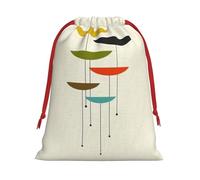 Mid Century Modern Prints Print Convenient Reusable Drawstring Gift Pouches Holiday Parties Fashionable Men Women