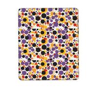 Mid Century Modern Retro With Drop Shapes Multi-Size Rubber-Edged Vertical Mouse Pad â€“ Full-Print, Eco-Friendly 100% Polyester Desk Mat With 3mm Non-Slip Rubber Base For Gaming, Office & Study