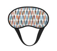 Mid Century Modern Retro with Drop Shapes Sleep Mask 100% Light Blocking Eye Mask for Sleeping, Sleep Mask for Unisex for Travel/Nap