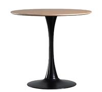 Mid-Century Modern Round Coffee Table - Stylish Plywood Dining Table with MDF Top Perfect for Living Room & Dining Room - Sleek Versatile Design for Home Decor