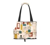 Mid Century Modern Small pet carrier suitable for shopping malls airplanes buses and subways