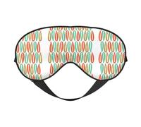 Mid-Century Modern Style Sleep Eye Mas Updated Design Light Blocking Night Eye Blinder Men Women Shift Travel Gifts