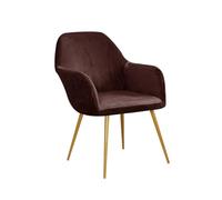 Mid Century Modern Vanity Chair Slipcover Set2 Pcs Upholstered Armchair Covers for Living Room Dining Room and BedroomStylish Brown Design