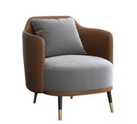 Mid-Century Modern Velvet Armchair for Living Room & Bedroom Cozy Reading Chair Stylish Upholstered Lounge Chair Perfect Accent Furniture for Home Decor