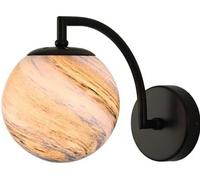 Mid Century Modern Wall Sconce - Hardwired Moon Planet Lighting Fixture for Bedroom, Elegant Wall-Mounted Lamp, Unique Chandelier-Style Decor