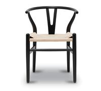 Mid-Century Modern Y Chair Set, Solid Wood Wishbone Dining Chairs with Hemp Seat, Armrest Design for Stylish Home Furniture
