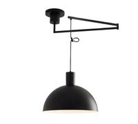 Mid Century Pendant Light Black Ceiling Swing Arm Light Brushed Gold Dome Hanging Lamp Farmhouse Wood Industrial Chandelier Chrome For Dining Room Kitchen Island Living Room