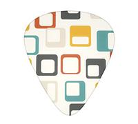 Mid Century Printed Guitar Picks Personalized Guitar Plectrums 12 Pcs For Acoustic Guitar Electric Guitar And Bass Bulk Guitar Pick One Size