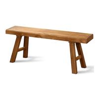 Mid-Century Rustic Wooden Bench for Entryway Living Room Dining Room & Kitchen - Versatile 47.24"x10.23"x17.71" Home Furniture Accent Piece