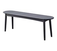 Mid-Century Solid Wood Bench for Living Room Dining Room & Entryway - Rounded Corner Bedroom Bench Stylish Hallway Seat Versatile Home Furniture