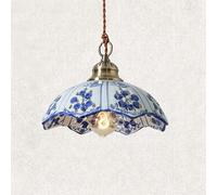 Mid-Century Study Room Pendant Ceiling Light with Brushed Metal Finish Hanging Lights Chrome Entryway Ceramics Chandeliers for Bedroom Dining Room Light Fixtures