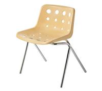 Mid Century Upholstered Dining Chair Farmhouse Openwork Accent Chair with Ch e Curved Backrest for Kitchen Living Room Indoor Outdoor Use