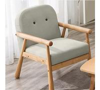 Mid Century Velvet Armchair Stylish Upholstered Accent Chair with Wooden e for Living Room & Waiting Room Comfortable Single Lounge Chair for Home Decor