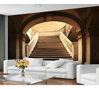 Mid-Century Wallpaper for Living Room - Peel and Stick Wallpaper, Traditional Architecture Bedroom Wall Paper, Large Wall Mural & Classical Art Home Decor, Self Adhesive