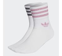 Mid-Cut Glitter Crew Socks 2 Pairs